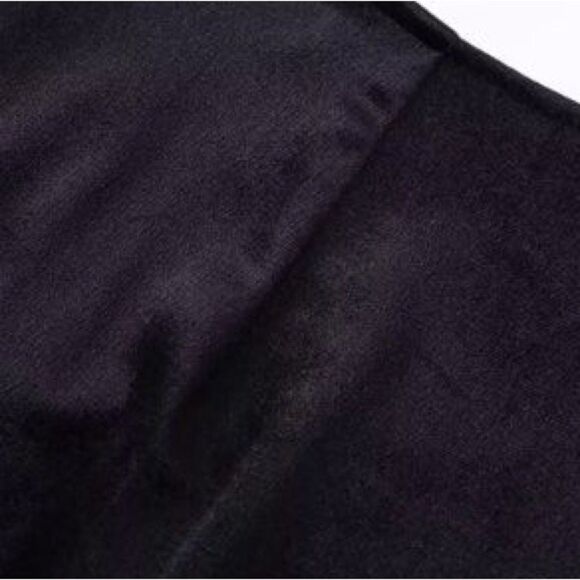 Zara velvet embroidered mini skirt black patchwork size small - Picture 9 of 10
